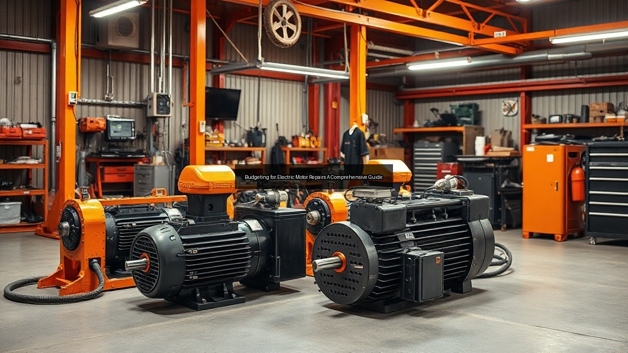 predictive maintenance electric motor repair costs failure electric motor repair rotor
